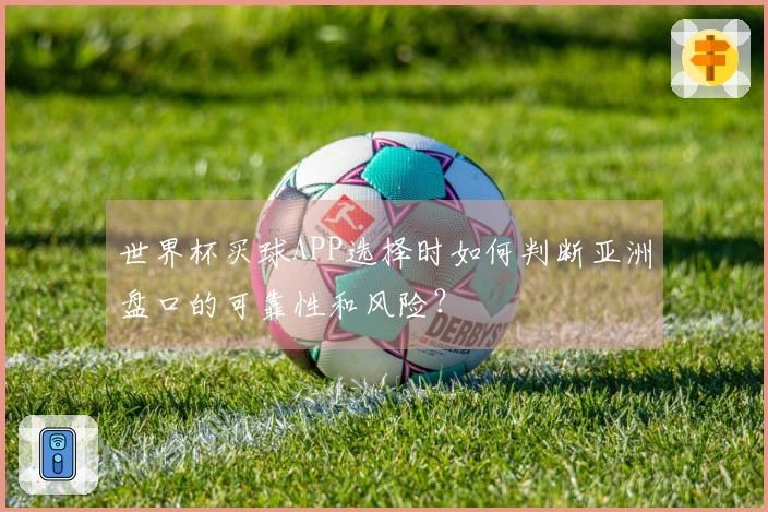 世界杯买球APP选择时如何判断亚洲盘口的可靠性和风险？
